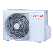 Pack complet climatisation réversible mono split prêt à poser TOSHIBA SHORAI EDGE BLACK ET WHITE RAS-10J2AVSG-E1-RAS-B10G3KVSGB-E Noire ou RAS-10J2AVSG-E1-RAS-B10G3KVSG-E Blanche