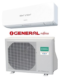 Climatisation 1 pièce 40m² à 50m²-G-ASHG14KGTB-G-AOHG14KGCE I GENERAL-FUJITSU