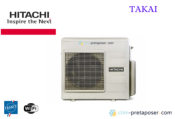 Climatiseur réversible bi split HITACHI TAKAI RAM-40NP2E-2xRAK-18QXE