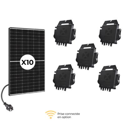 Kit 10 Panneaux Solaires Plug And Play Longi Solar Puissance 4300W
