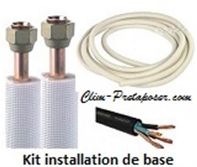 kit frigorifique complet flares1/4-1/2- 05 mètres à partir de 4 KW