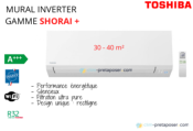 Climatiseur TOSHIBA mono split RAS-13J2AVSG-E-RAS-B13J2KVSG-E-gamme SHORAI +