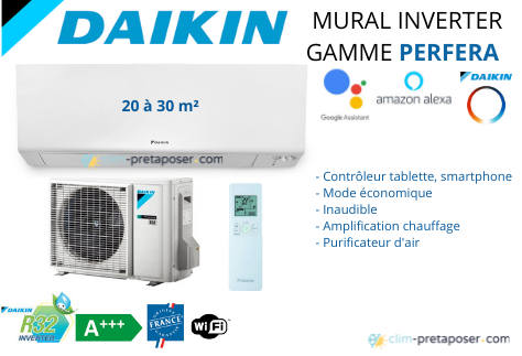 Climatiseur DAIKIN FTXM25R-RXM25R-PERFERA-R32