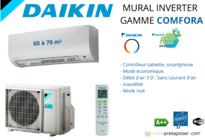 Climatiseur DAIKIN FTXP60M-RXP60M- COMFORA-R32