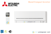 Climatiseur bi-split Mural Compact Mitsubishi MXZ-2F53FV3-MSZ-AP20VGK-AP35VGK