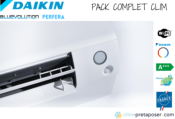 Pack complet clim prêt à poser mono split DAIKIN PERFERA FTXM50A-RXM50A