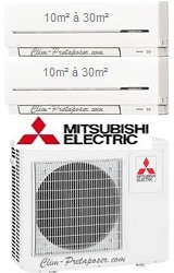 climatiseur bi split MXZ-2F33VF3-2X-MSZ-AP15VG-