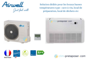 Clim Plafonnier AIRWELL AW-FWDB024-N91-AW-YMDB024-H91