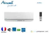 Clim réversible Tri-split Airwell AURA YDZC327-AW-HDLW009-N91-2xAW-HDLW012-N91