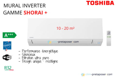 Unité Intérieure TOSHIBA-SHORAI +RAS-B07J2KVSG-E