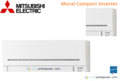 Climatiseur réversible MITSUBISHI Gamme Mural Compact  MSZ-AP20VGK-MUZ-AP20VGK