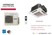 Climatiseur Cassette 4 voies 600x600-HITACHI- XRAI-50RPE-P-AP56NAMS-SPX-RCKA3