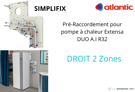 SIMPLIFIX ATLANTIC DROIT 2 ZONES 075531