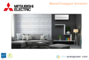 Climatiseur réversible bi split Mural Compact Mitsubishi MXZ-2F33VF3- 2x MSZ-AP20VGK