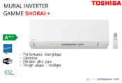 Clim TOSHIBA quadri split SHORAI + RAS-4M27U2AVG-E-3xRAS-B07J2KVSG-E -1xRAS-B13J2KVSG-E-