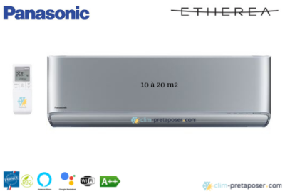 Unité Intérieure PANASONIC-Etherea-CS-XZ20XKEW Gris Argenté