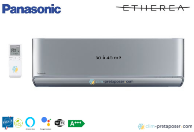 Unité Intérieure PANASONIC-Etherea-CS-XZ35XKEW-Gris Argenté