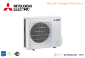 Climatiseur quadri split prêt à poser Mural Compact Mitsubishi MXZ-4F72VF-2xMSZ-AP20VGK-2xMSZ-AP35VGK-