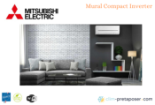 Climatiseur 4 unités intérieures prêt à poser Mural Compact Mitsubishi MXZ-4F72VF-3xMSZ-AP15VGK-MSZ-AP42VGK