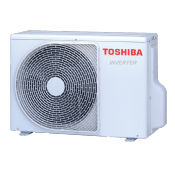 Pack complet climatisation réversible mono split prêt à poser TOSHIBA SHORAI EDGE BLACK ET WHITE RAS-10J2AVSG-E1-RAS-B10G3KVSGB-E Noire ou RAS-10J2AVSG-E1-RAS-B10G3KVSG-E Blanche