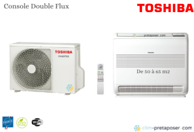 Climatiseur Console Double Flux Toshiba  RAS-18J2AVSG-E-B18J2FVG-E-