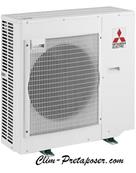 climatiseur quadri split MXZ-4D72VF-2XAP20VG-2XAP35VG-1xRFLARE3812-