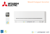 Climatiseur réversible bi split Mural Compact Mitsubishi MXZ-2F33VF3- 2x MSZ-AP20VGK