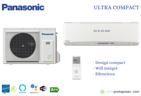 Climatiseur réversible Gamme ULTRA-COMPACTE CS-TZ20WKEW-CU-TZ20WKE