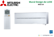 Climatisation réversible MITSUBISHI Gamme Design de Luxe MSZ-LN35VG2V-MUZ-LN35VG-Blanc Perle