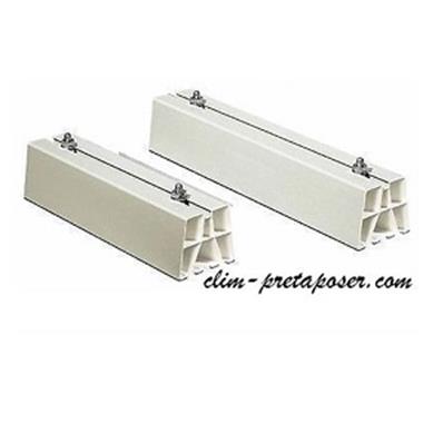 support au sol PVC Blanc pour unité extérieure-SP450x2-