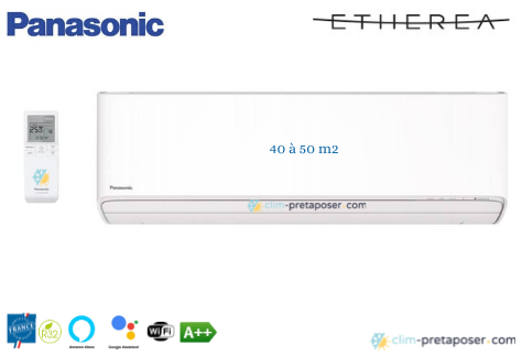 Unité Intérieure PANASONIC-Etherea-CS-Z42XKEW-Blanc Mat