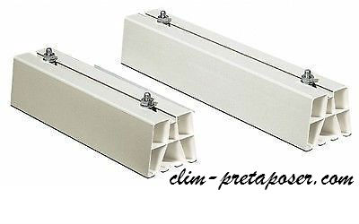 Support au sol PVC Blanc pour unit extrieure