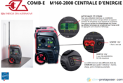 BATTERIE PORTABLE MULTIFONCTIONS COMB-EM200 EZA