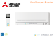 Climatiseur réversible bi split Mural Compact Mitsubishi MXZ-2F33VF3-2x-MSZ-AP15VGK