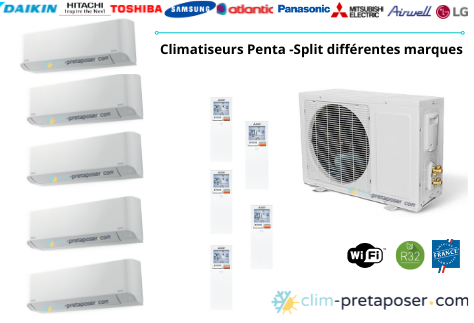 Clim Penta-Split (5 sorties)