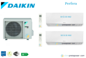 Climatiseur réversible bi split DAIKIN 2MXM40A9-2xCTXM15R-Perfera