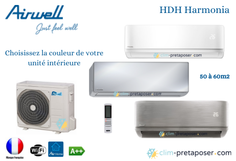 Clim AIRWELL AW-HDH024-N91-AW-YHDHO24-H91 HARMONIA