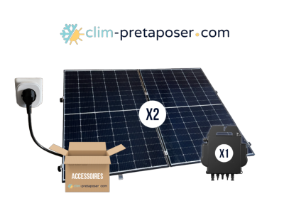 Kit Panneaux Solaires Plug And Play SolarPAP Prêt À Poser – Longi Solar | Puissance 810W