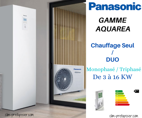 Pompe a chaleur air eau PANASONIC