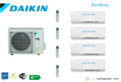 Climatiseurs réversible DAIKIN 4MXM80A9-3xFTXM20R-1xFTXM25R-PERFERA