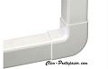courbe à plat 90° extérieur ou intérieur GCP80 pour liaisons frigorifiques-