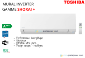 Climatiseur 3 unités intérieures SHORAI +  Toshiba RAS-3M26U2AVG-E-2xB07J2KVSG-E-1xB16J2KVSG-E-