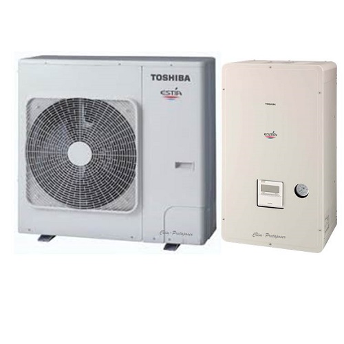 pompe a chaleur air eau hestia HWS-455H-E-HWS-455XWHM3-E bi bloc -4.5KW