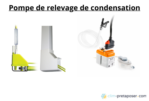 Pompe de relevage de condensation