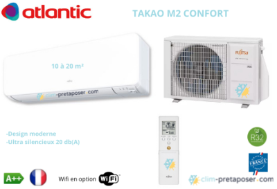 Climatisation ATLANTIC Gamme TAKAO M2 Confort ASYG7KMCC-UI-AOYG7KMC-UE 