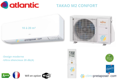 Climatisation ATLANTIC Gamme TAKAO M2 Confort ASYG 7 KMCC-UI-AOYG 7 KMCC-UE 