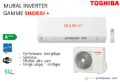 Climatiseur TOSHIBA mono split RAS-10J2AVSG-E-RAS-B10J2KVSG-E-gamme SHORAI +