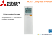 Climatiseur réversible MITSUBISHI Gamme Mural Compact MSZ-AY25VGK-MUZ-AY25VG