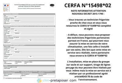 Cerfa 15498*02 mise en service à télécharger