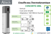 Ballon Thermodynamique ALTECH Concerto-200L 